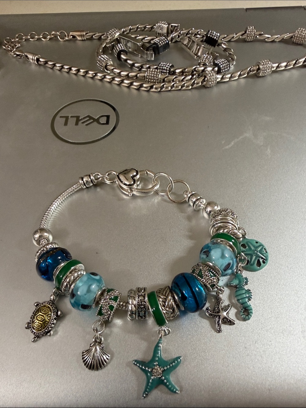 Beautiful nautical charm bracelet. Never worn - Picture 2 of 7